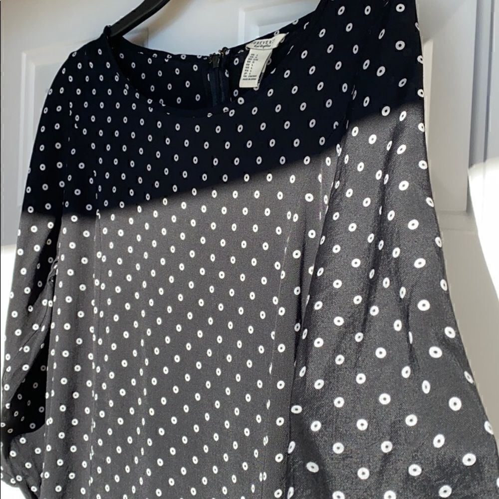 Forever21 Straight Polka Dot Dress